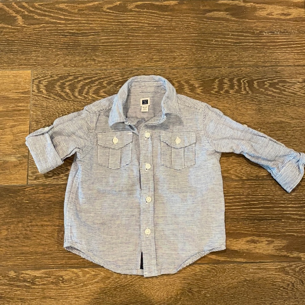 Janie and Jack long sleeve or 3/4 sleeve boy shirt